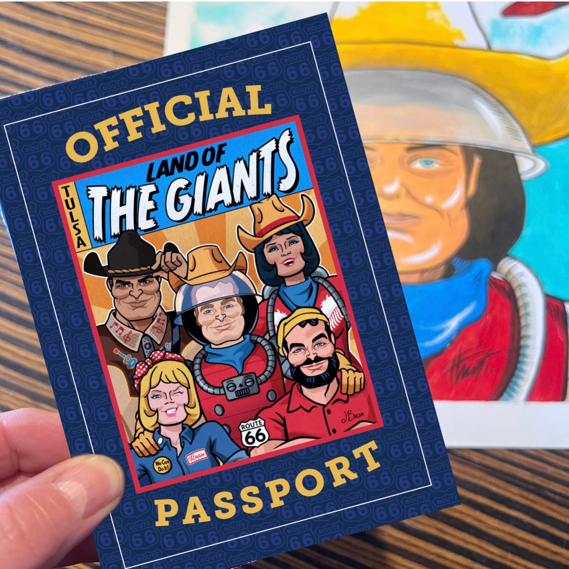 Official Land of the Giants Passport Book