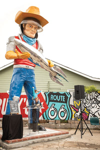 Have you seen Route 66’s gigantic new mascot?