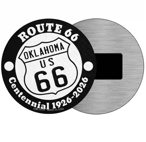 Oklahoma 66 Centennial Magnet