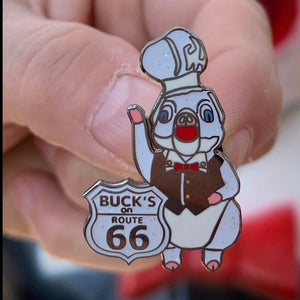 Piggy Stardust Metal Magnet