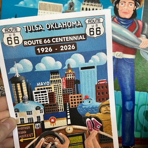 Bill Brill Rt 66 Centennial 5 x 7 card