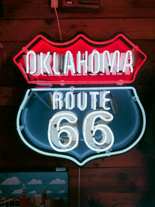 Custom Route 66 Neon Sign