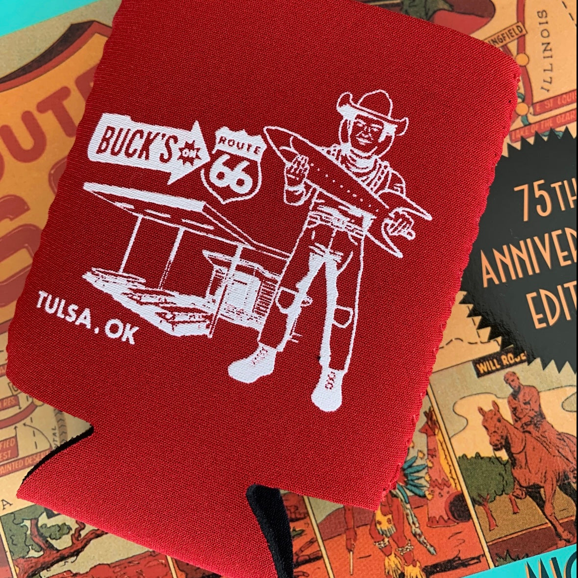 Buck Atom Koozies