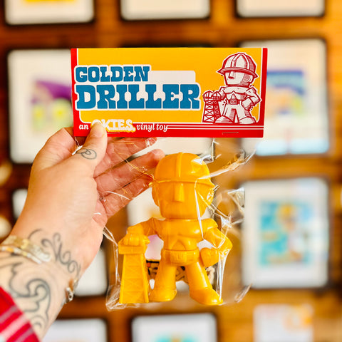 Golden Driller Okies Vinyl Toy