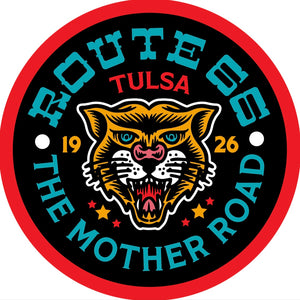 Sticker Tiger Route 66