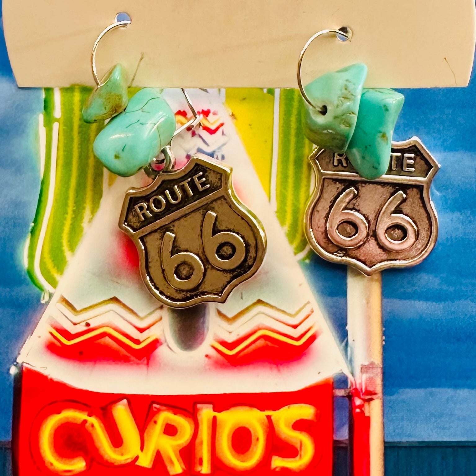 Route 66 Turquoise Earrings