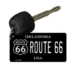 Oklahoma 66 Metal Keychain