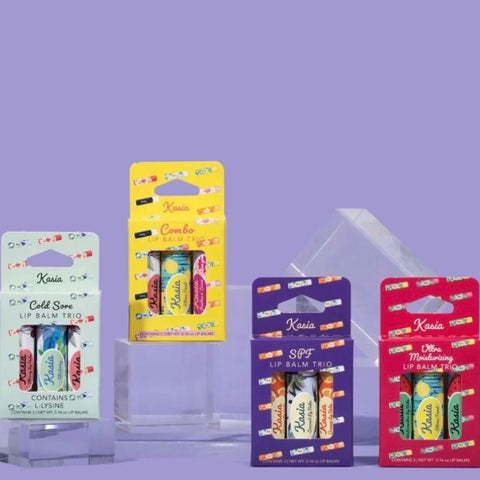 KASIA Combo Lip Balm Trio