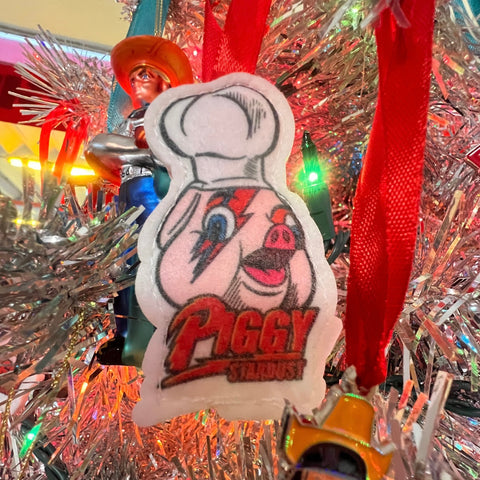 Piggy Stardust Felt Ornament