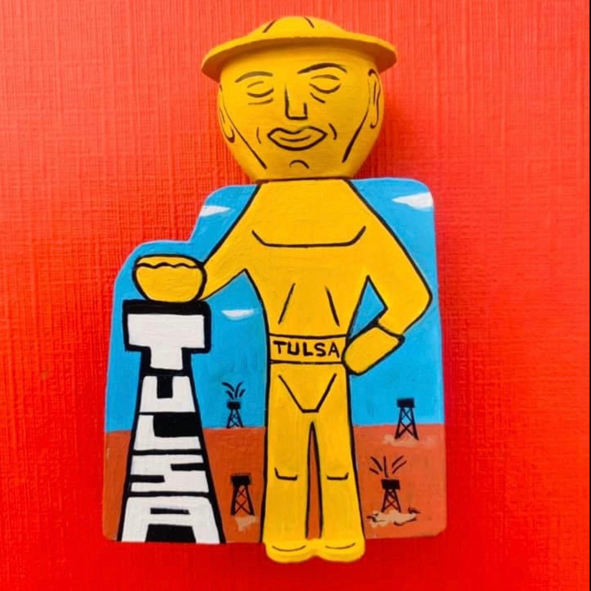 Golden Driller PEZ Dispenser