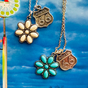 Route 66/Floral Necklace