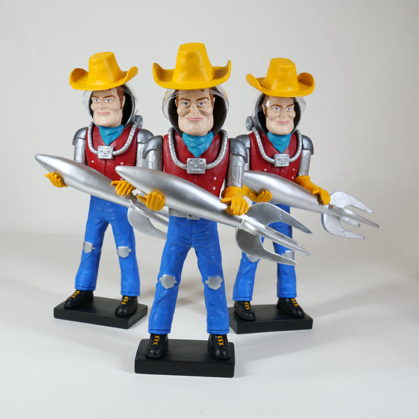 Limited Edition 1 Foot Buck Atom Centennial Edition Statue by Sculpture Island