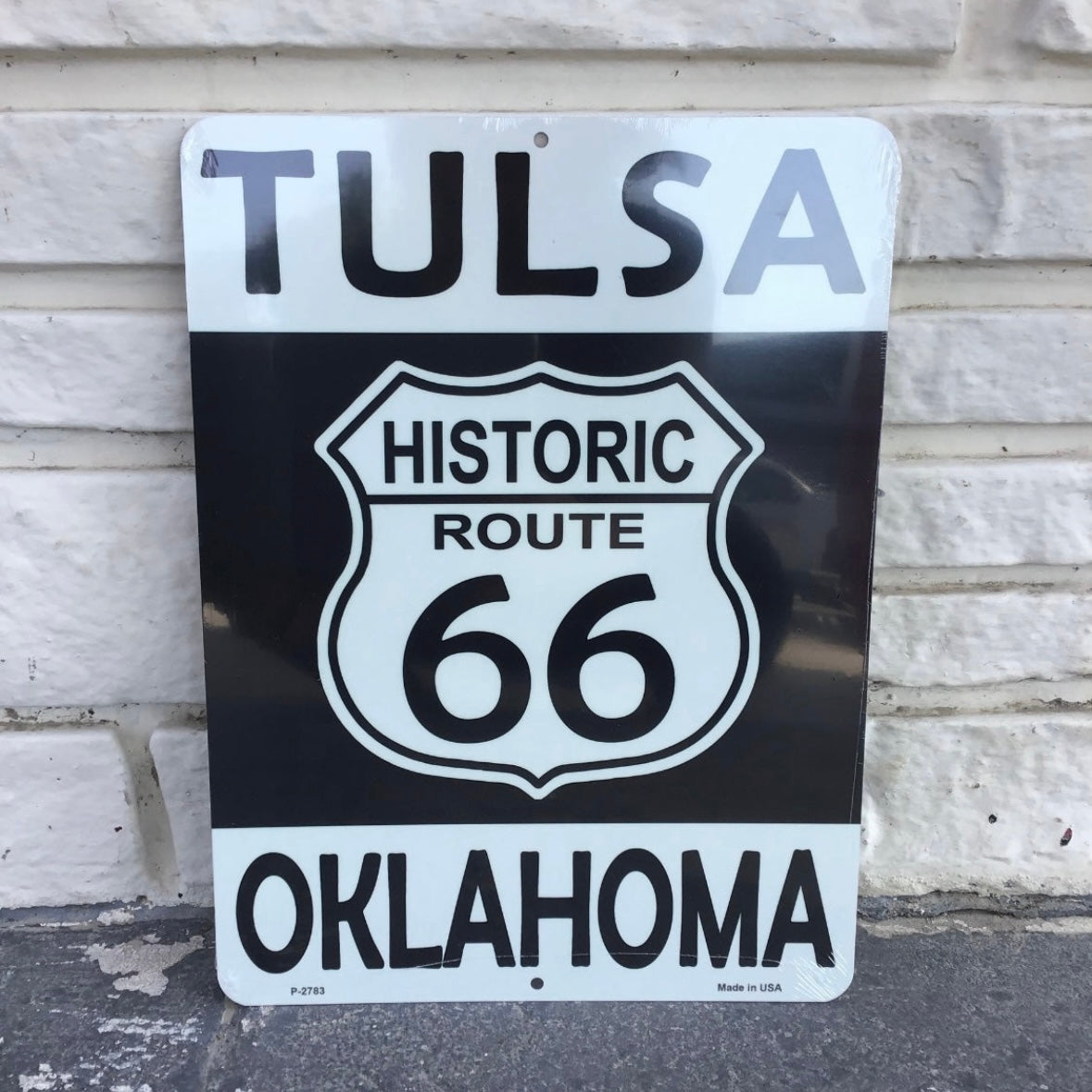 Tulsa Oklahoma Historic 66 Metal Sign