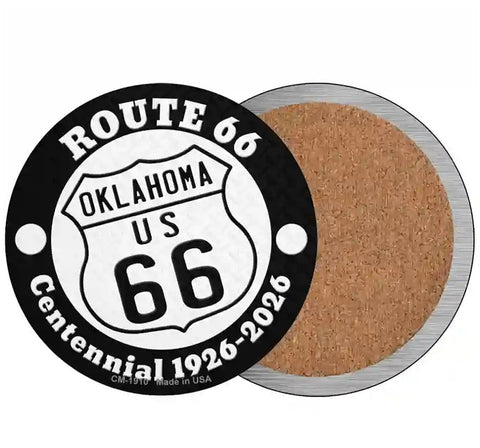 Oklahoma 66 Centennial Coaster Set of 4