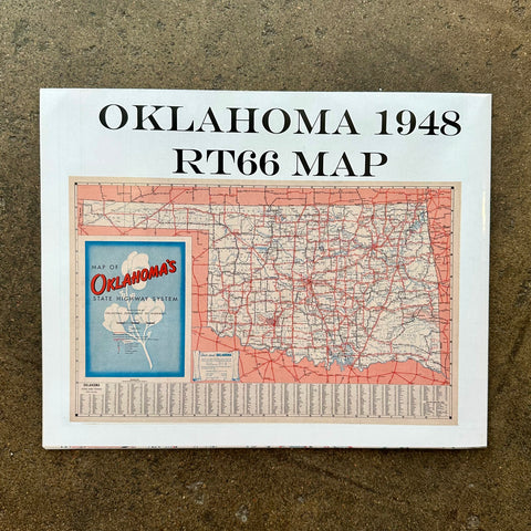 Oklahoma 1948 RT66 Map