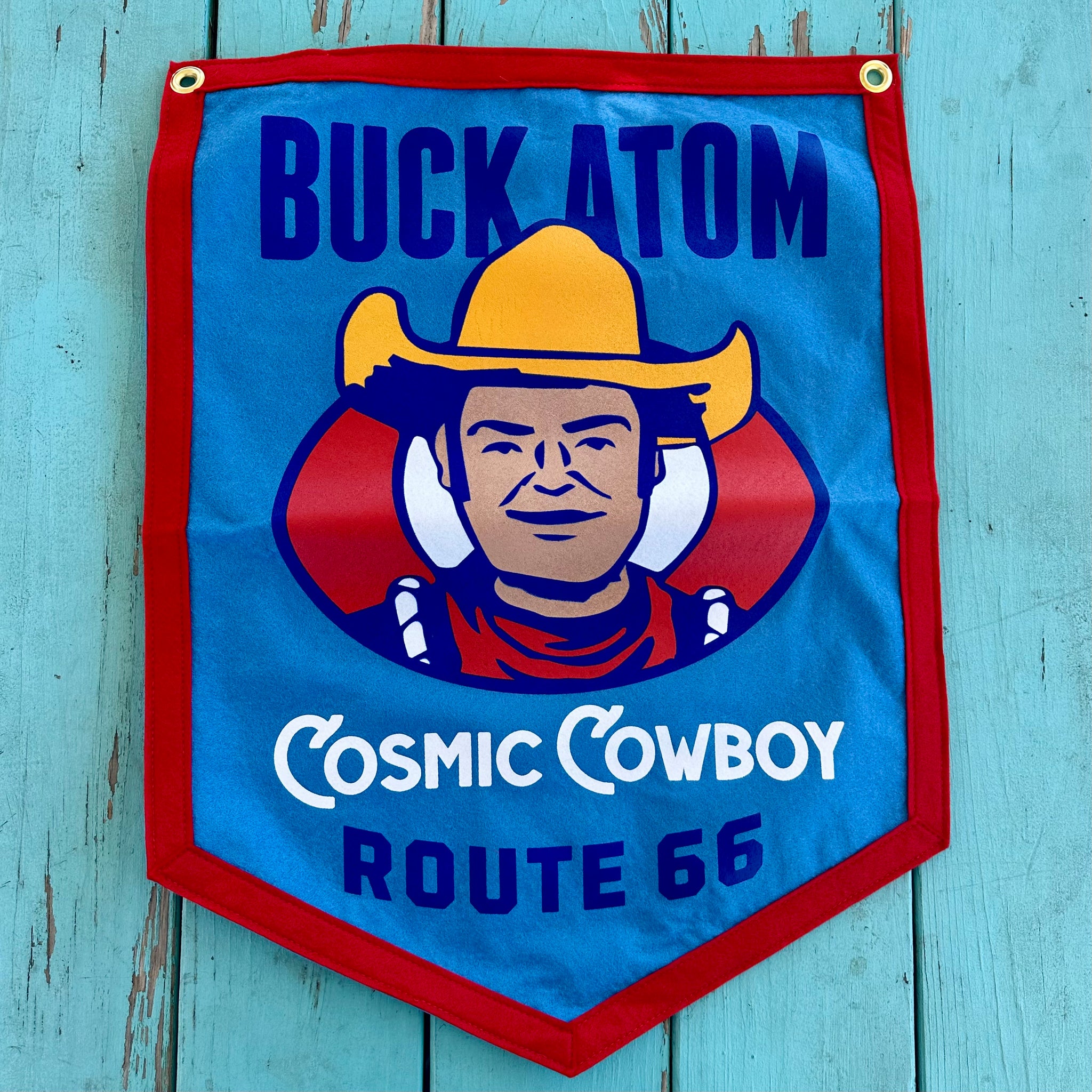 Buck Atom Camp Flag