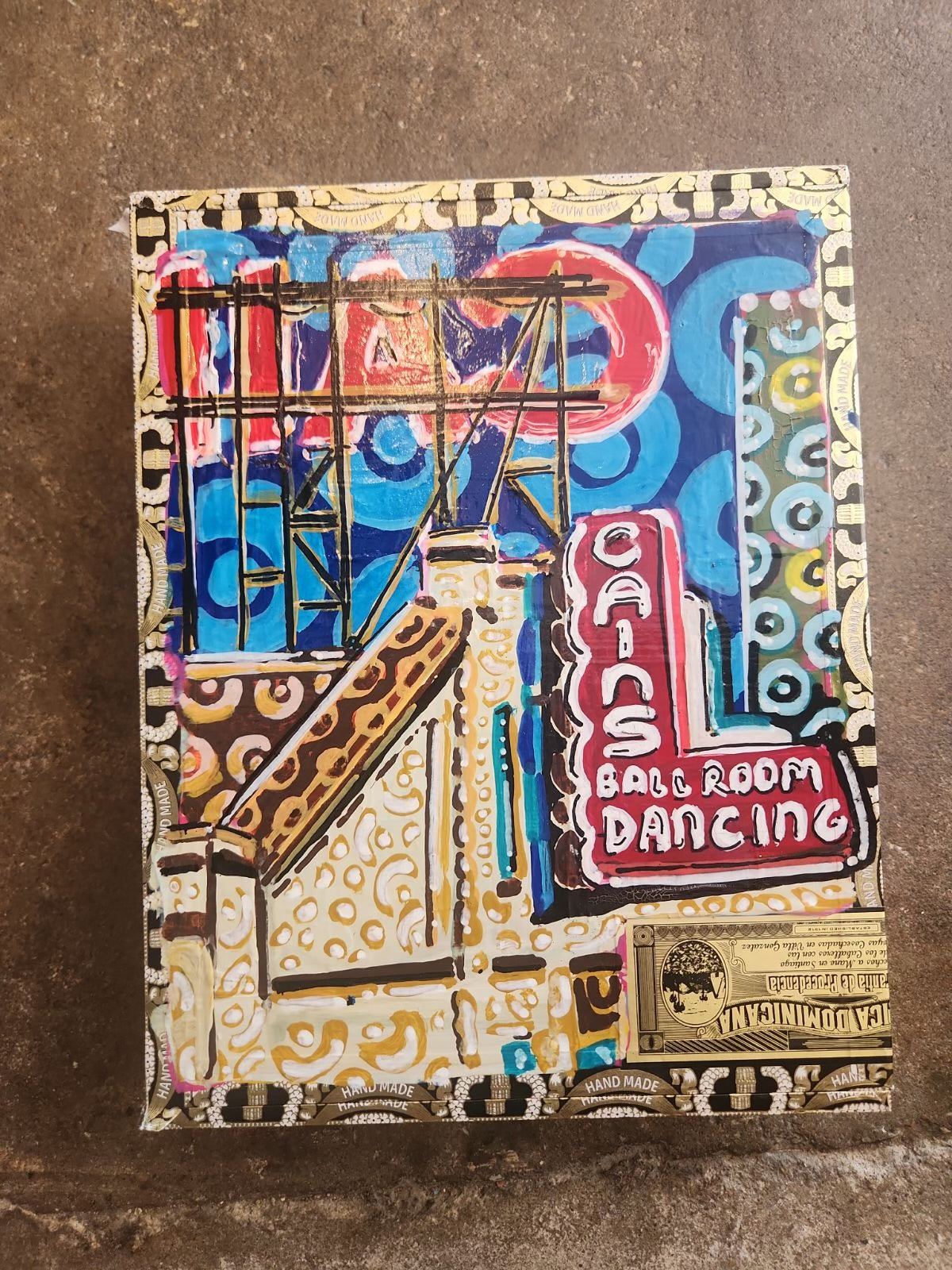 Cigar Box Art Cains 3 by Clint