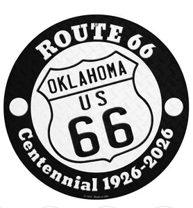 Oklahoma 66 Centennial Sign 8”