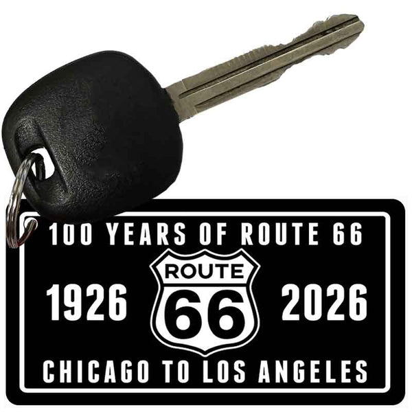 100 Years of Route 66 Keychain