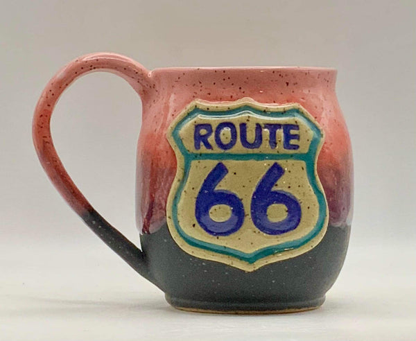 Route US 66 Mugs BC Skee Pottery
