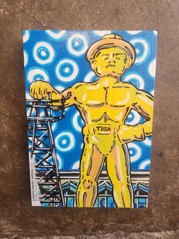 Cigar Box Art Driller by Clint