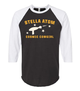 Stella Atom Cosmic Cowgirl Baseball Tee