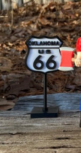 Oklahoma US 66 3D Sign