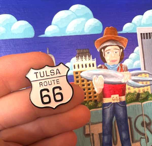 Tulsa Route 66 Lapel Pins