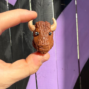 Bison Head Magnet