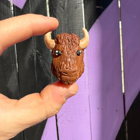 Bison Head Magnet