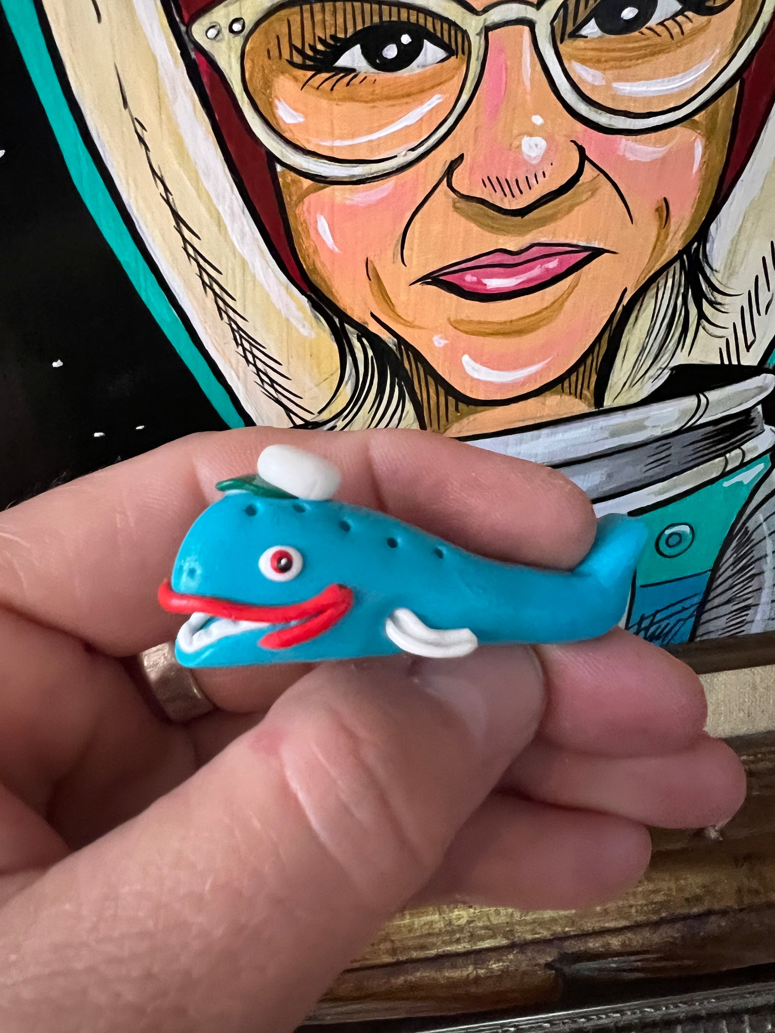 Blue whale Magnet