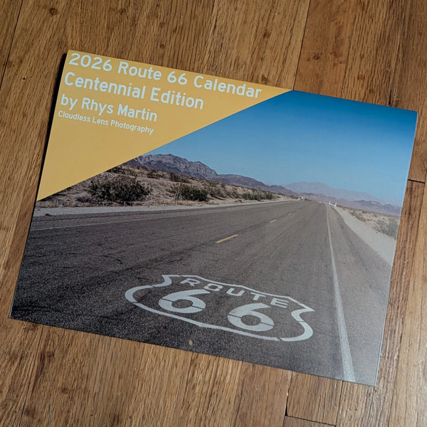 2026 Route 66 Historic Calendar - Centennial Edition