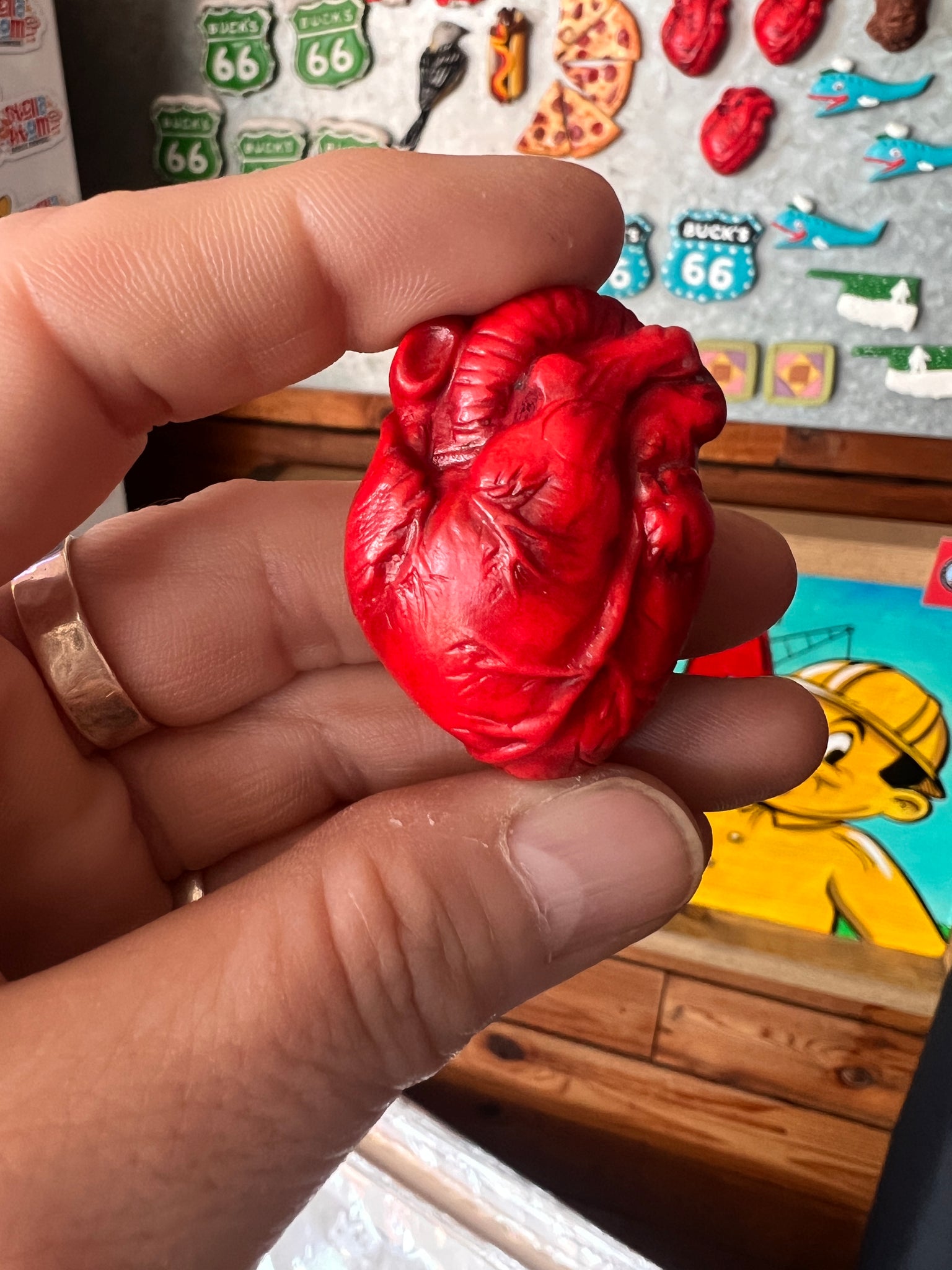 Anatomically Correct Heart Magnet