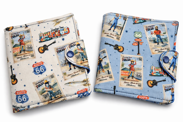 Sew Adrienne Route 66 Passport Wallet