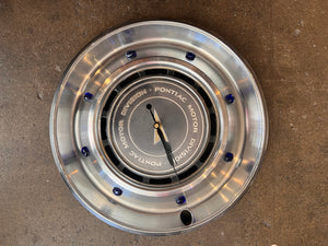 Pontiac Hubcap Clock