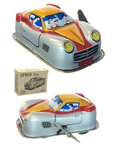 Space Race Car Tin Toy