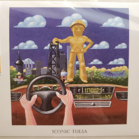 Iconic Tulsa 5 X 7 Card