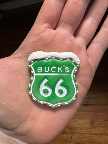 Holiday Buck’s 66 Shield Magnet