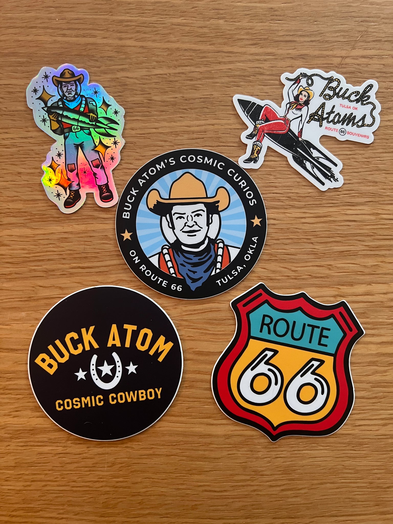 Buck Atom Value Sticker Pack