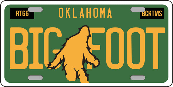 Bigfoot License Tags