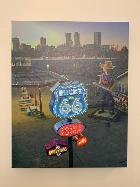 Magic of 66 Neon Canvas 16 X 20
