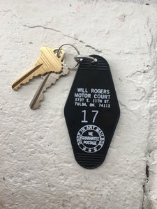 Will Rogers Motor Court Key Tag