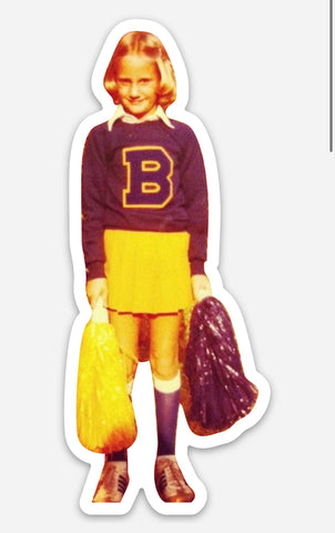Mary Beth Cheerleader Sticker